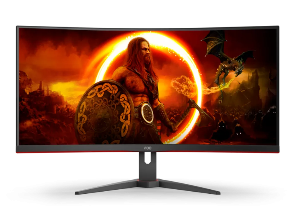 Monitor AOC CU34G2XE/BK 34"/VA,zakrivljen,21:9/3440x1440/144Hz/1ms MPRT/HDMI,DP/freesync/crna Slika 4